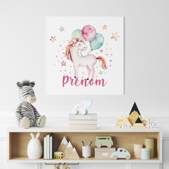 Poster personalizzato per bambini - Unicorno