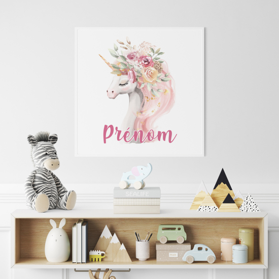 Poster personalizzato per bambini - Unicorno