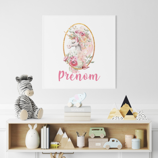 Poster personalizzato per bambini - Unicorno