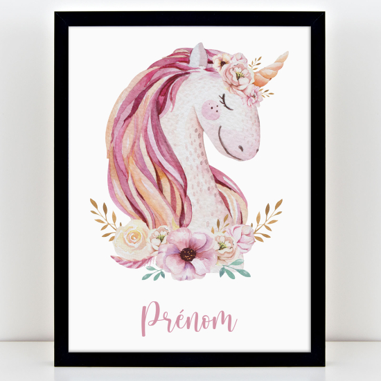 Poster personalizzato per bambini - Unicorno