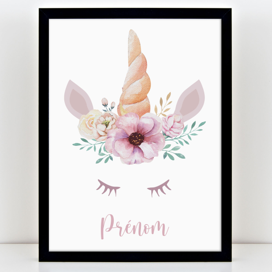 Poster personalizzato per bambini - Unicorno