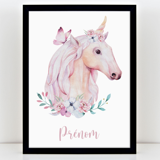 Poster personalizzato per bambini - Unicorno