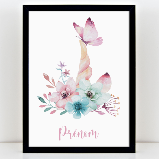 Poster personalizzato per bambini - Unicorno