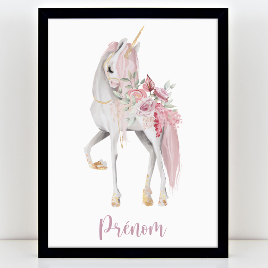 Poster personalizzato per bambini - Unicorno