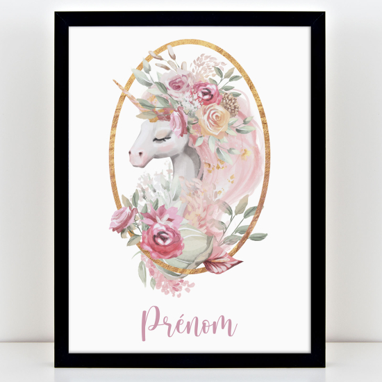 Poster personalizzato per bambini - Unicorno