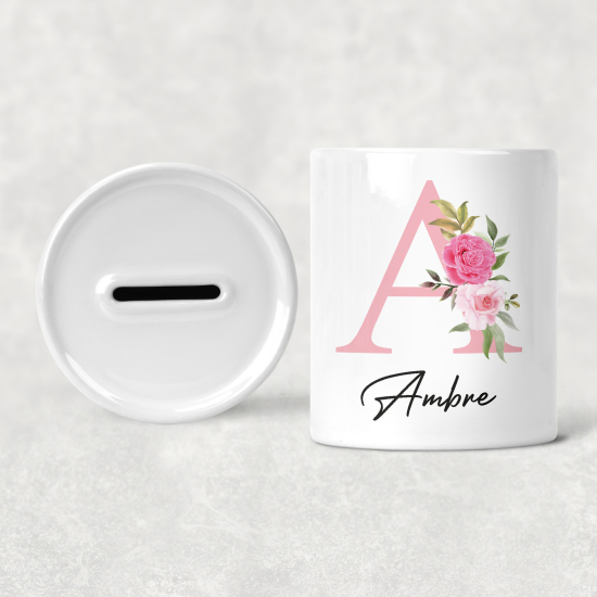 Salvadanaio Monogram personalizzato - A