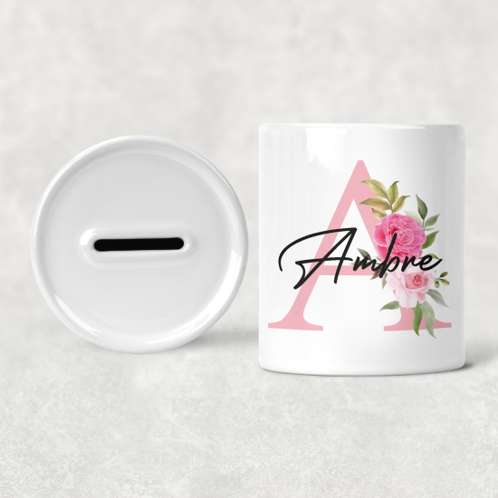 Salvadanaio Monogram personalizzato - A