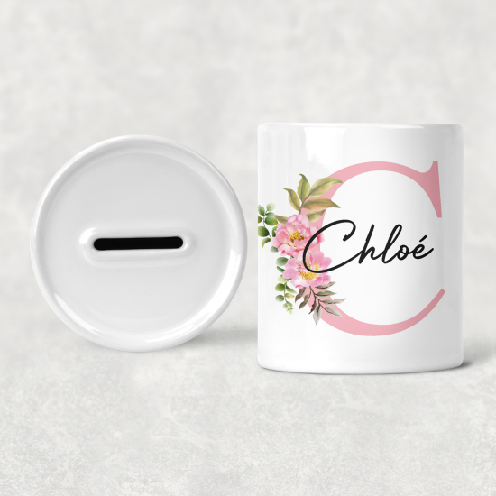 Salvadanaio Monogram personalizzato - C