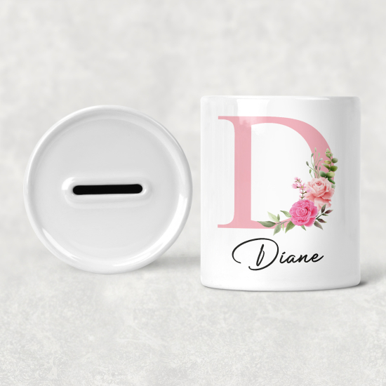 Salvadanaio Monogram personalizzato - D