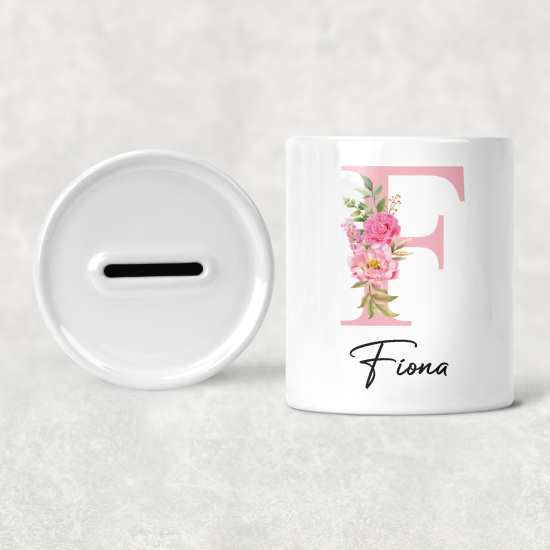 Salvadanaio Monogram personalizzato - F