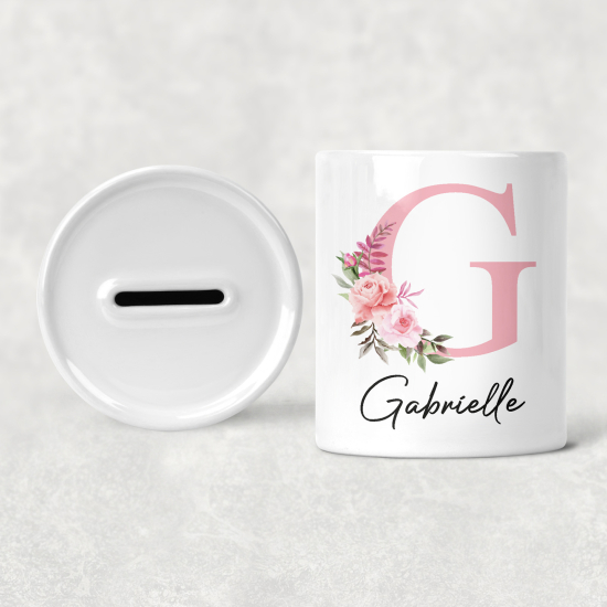 Salvadanaio Monogram personalizzato - G