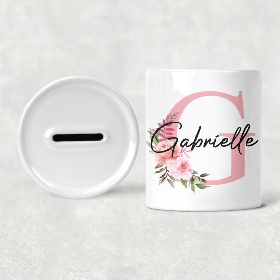 Salvadanaio Monogram personalizzato - G