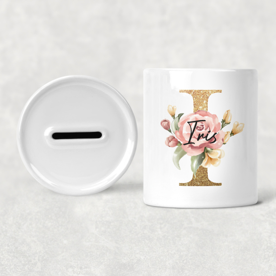 Salvadanaio Monogram personalizzato - I