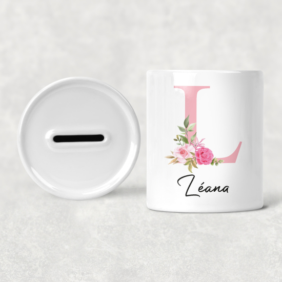 Salvadanaio Monogram personalizzato - L