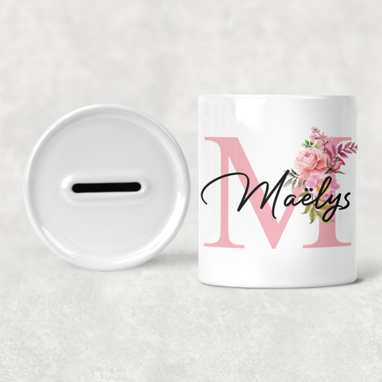 Salvadanaio Monogram personalizzato - M