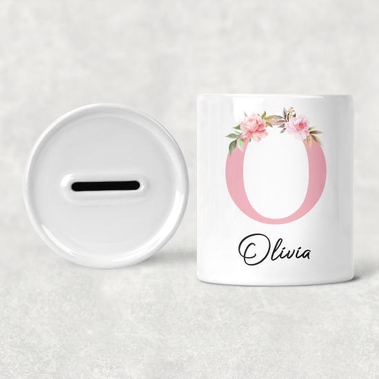 Salvadanaio Monogram personalizzato - O