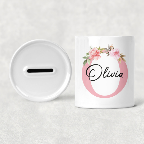 Salvadanaio Monogram personalizzato - O