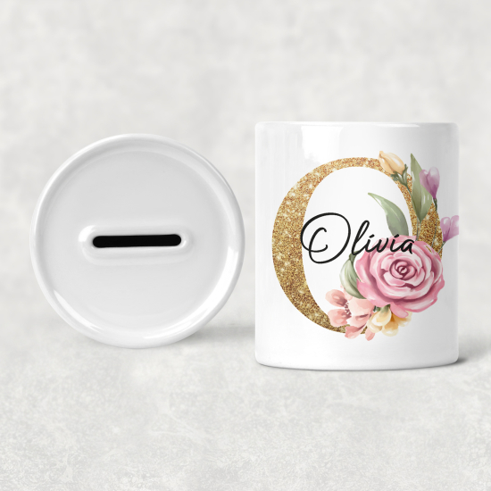 Salvadanaio Monogram personalizzato - O