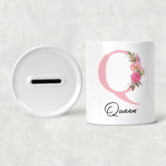 Salvadanaio Monogram personalizzato - Q
