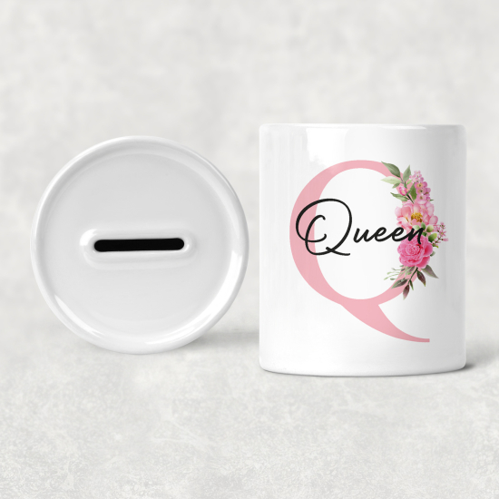 Salvadanaio Monogram personalizzato - Q