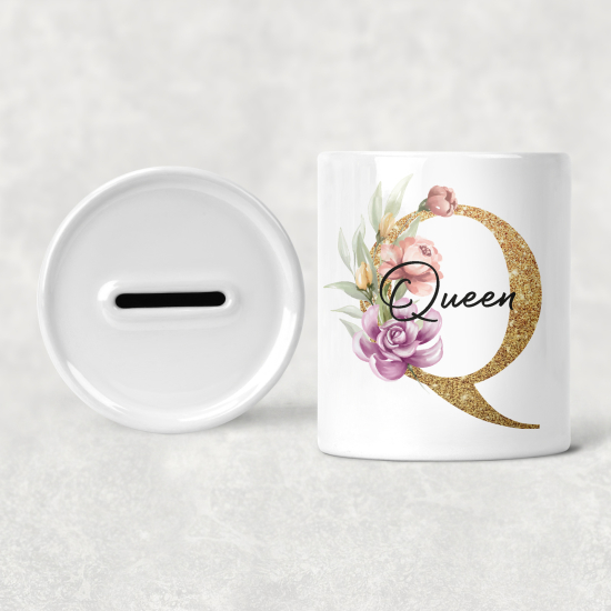 Salvadanaio Monogram personalizzato - Q