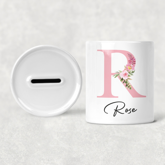 Salvadanaio Monogram personalizzato - R