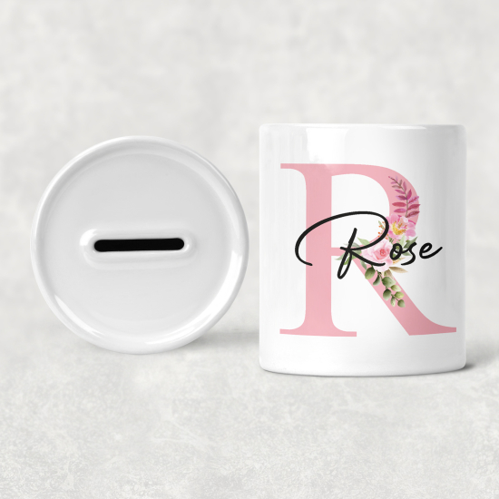 Salvadanaio Monogram personalizzato - R