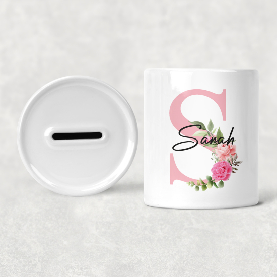 Salvadanaio Monogram personalizzato - S