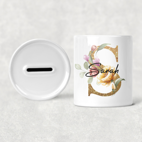 Salvadanaio Monogram personalizzato - S