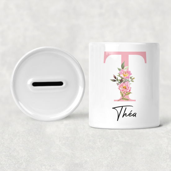 Salvadanaio Monogram personalizzato - T