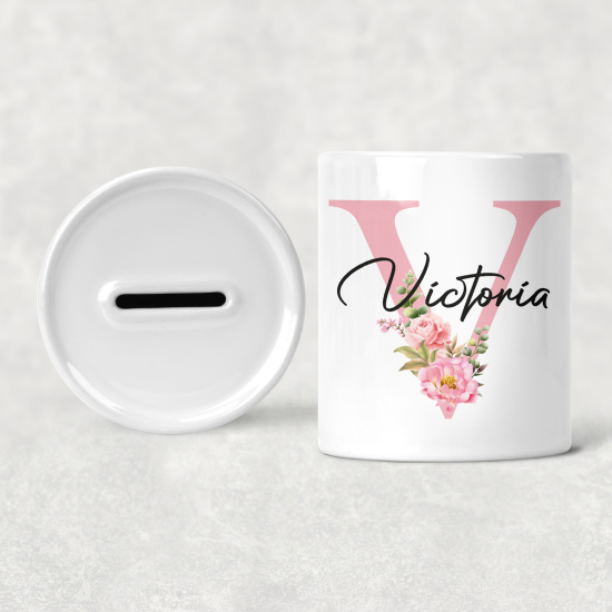 Salvadanaio Monogram personalizzato - V
