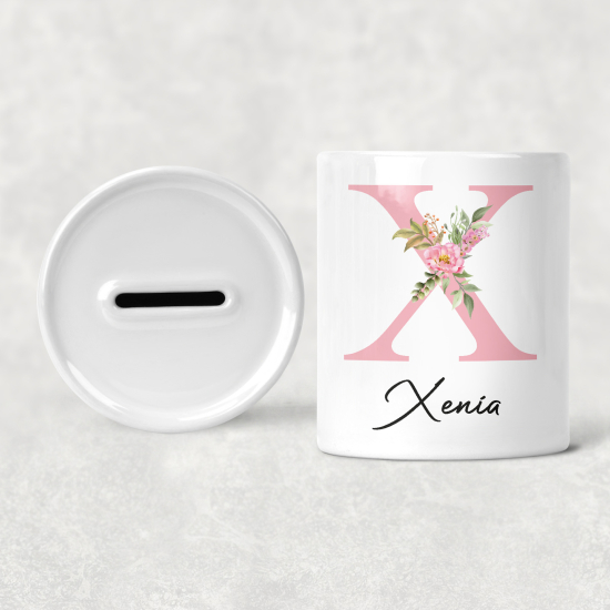 Salvadanaio Monogram personalizzato - X