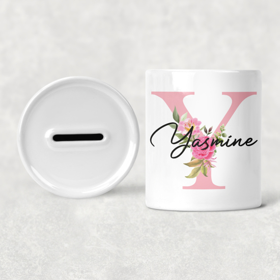 Salvadanaio Monogram personalizzato - Y