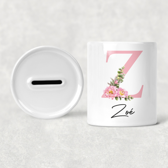 Salvadanaio Monogram personalizzato - Z