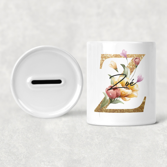 Salvadanaio Monogram personalizzato - Z