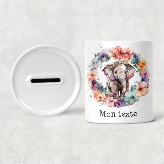 Salvadanaio per bambini personalizzato - Elefante