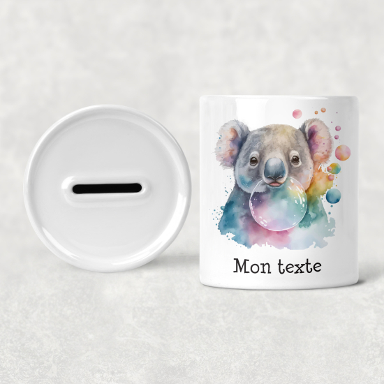Salvadanaio per bambini personalizzato - Koala