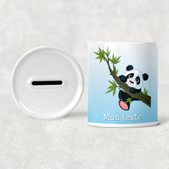 Salvadanaio per bambini personalizzato - Panda