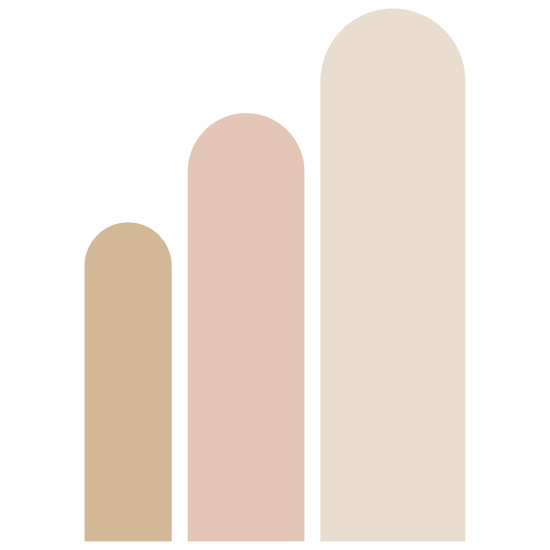 Set di 3 Adesivi Design Archi