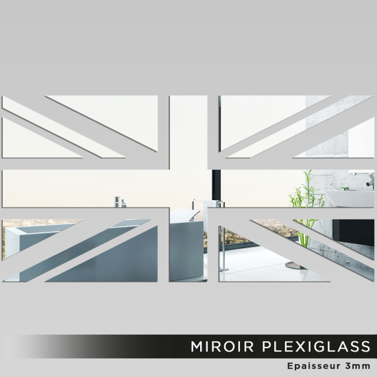 Specchio in plexiglass - Bandiera inglese