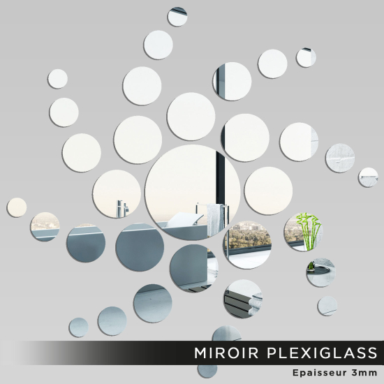 Specchio in plexiglass - Cerchi
