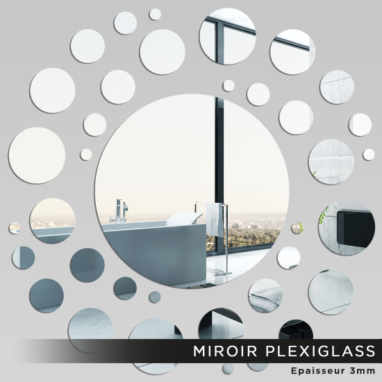Specchio in plexiglass - Cerchi