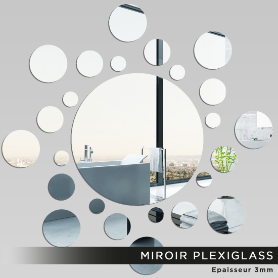 Specchio in plexiglass - Cerchi
