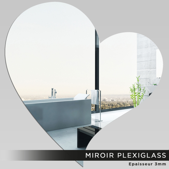 Specchio in plexiglass - Cuore