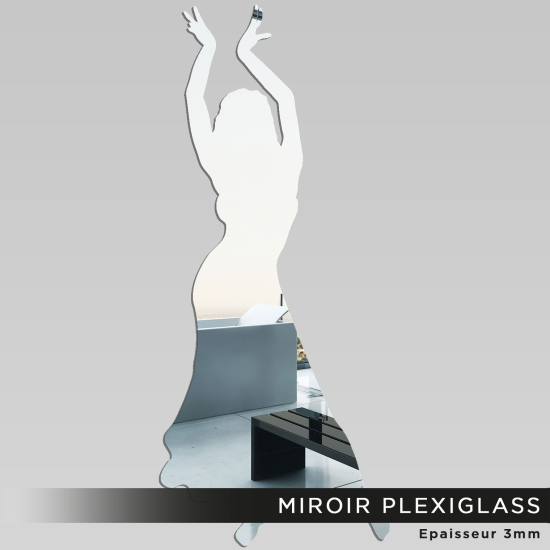 Specchio in plexiglass - Danzatrice orientale
