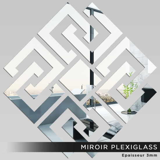 Specchio in plexiglass - Design a losanga