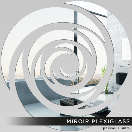 Specchio in plexiglass - Design di rosa