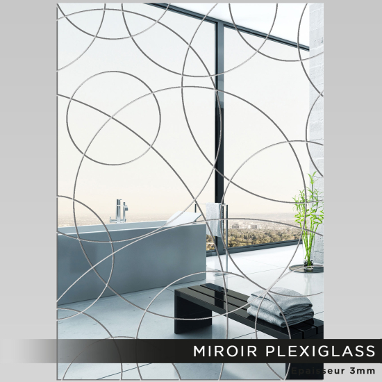 Specchio in plexiglass - Design rettangolare