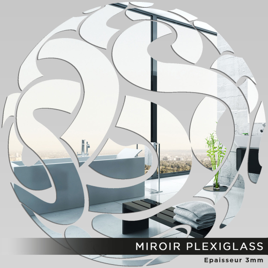 Specchio in plexiglass - Design rotondo