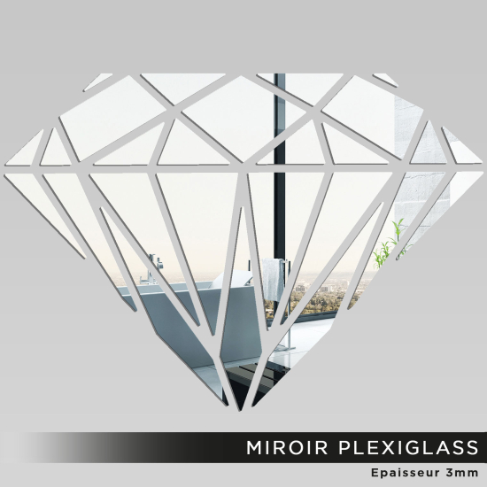 Specchio in plexiglass - Diamante